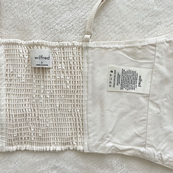 Aritzia Wilfred 100% Cotton Bustier Top - Picture 4 of 4